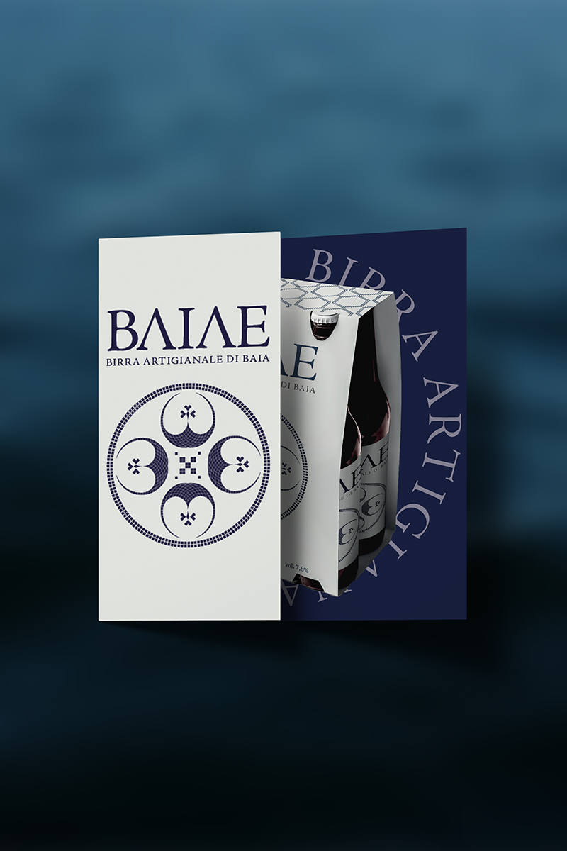 Presentazione depliant birra baiae