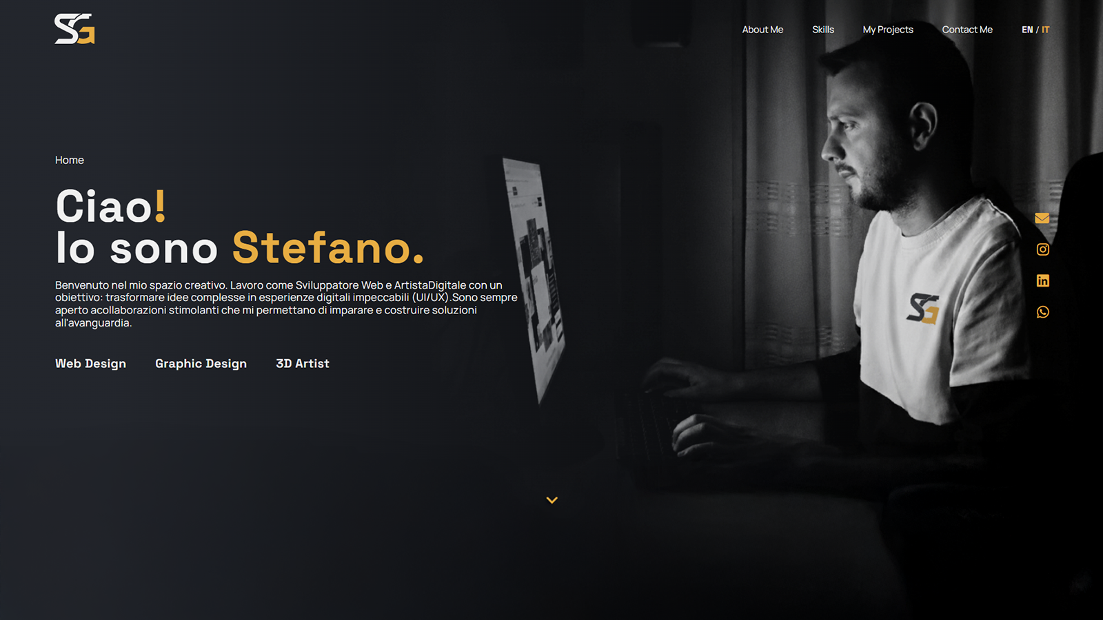 immagine della presentazione del mio Portfolio web